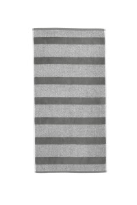 Beddinghouse Sheer Stripe Handdoek - Antraciet 50 x 100 cm