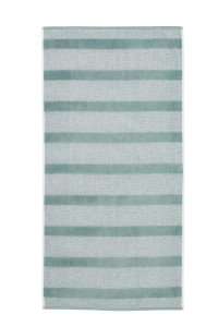 Beddinghouse Sheer Stripe Badhanddoek - Groen 70 x 140 cm