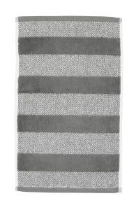 Beddinghouse Sheer Stripe Gastendoekje - Antraciet 30 x 50 cm