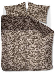 Riviera Maison Cheetah Dekbedovertrek - Bruin 260 x 200/220 cm + 2x 60 x 70 cm