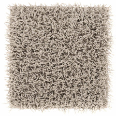 Heckettlane Light-Grey Badmat Busto 60x60 cm, gemaakt van 60% Katoen 40% Polyester