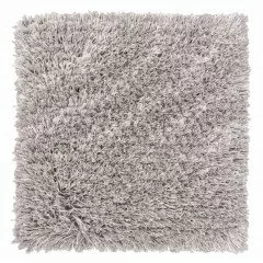 Heckettlane Pearl-Grey Badmat Cona 60x60 cm, gemaakt van 60% Katoen 40% Polyester