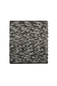 Heckettlane Dark-Grey Badmat Brenda 60x60 cm, gemaakt van 60% Katoen 40% Polyester