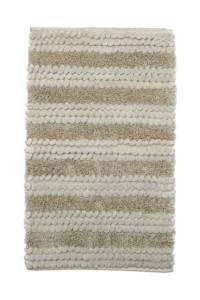 Heckettlane Beige Badmat Roberto 60x100 cm, gemaakt van 60% Katoen 40% Polyester