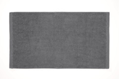 Heckettlane Bath Grant Badhanddoek Classic Anthracite 60x110cm set van 2 stuks