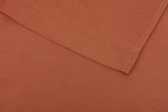 ZoHome Copper-Orange Laken Satinado-sheet 160x290 cm, gemaakt van 100% Katoen-Satijn