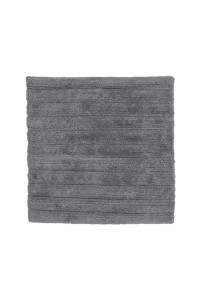 Heckettlane Anthracite Badmat Vivienne 60x60 cm, gemaakt van 100% Katoen