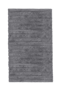 Heckettlane Anthracite Badmat Vivienne 60x100 cm, gemaakt van 100% Katoen