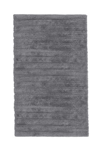 Heckettlane Anthracite Badmat Vivienne 70x120 cm, gemaakt van 100% Katoen