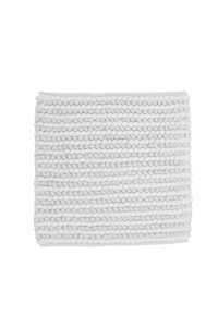 Heckettlane White Badmat Mylene 60x60 cm, gemaakt van 60% Polyester 40% Cotton