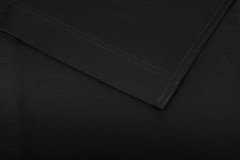 ZoHome Night-Black Laken Satinado-sheet 160x290 cm, gemaakt van 100% Katoen-Satijn