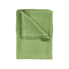 Heckettlane Apple-Green Wafel-Sprei 180x260 cm, gemaakt van 65% Gerecycled Katoen 35% Andere Vezels