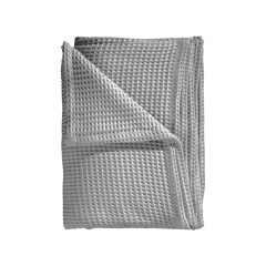 Heckettlane Melange-Grey Wafel-Sprei 180x260 cm, gemaakt van 65% Gerecycled Katoen 35% Andere Vezels