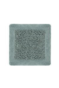 Heckettlane Mist-Blue Badmat Buchara 60x60 cm, gemaakt van 100% Katoen