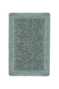 Heckettlane Mist-Blue Badmat Buchara 60x100 cm, gemaakt van 100% Katoen