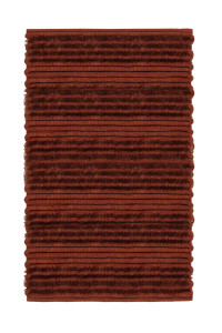 Heckettlane Copper-Orange Badmat Solange 60x100 cm, gemaakt van 60% Katoen 40% Polyester