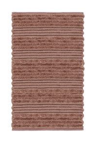 Heckettlane Shady-Pink Badmat Solange 60x100 cm, gemaakt van 60% Katoen 40% Polyester