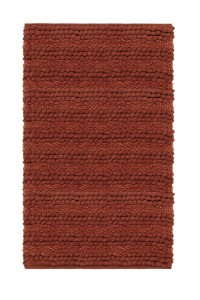 Heckettlane Copper-Orange Badmat Roberto 60x100 cm, gemaakt van 60% Katoen 40% Polyester