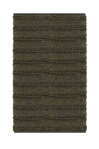 Heckettlane Army-Green Badmat Roberto 60x100 cm, gemaakt van 60% Katoen 40% Polyester