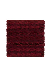 Heckettlane Spicy-Red Badmat Roberto 60x60 cm, gemaakt van 60% Katoen 40% Polyester