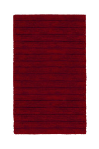 Heckettlane Spicy-Red Badmat Vivienne 70x120 cm, gemaakt van 100% Katoen